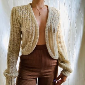 Vintage WCC Cardigan Embroidered Knit